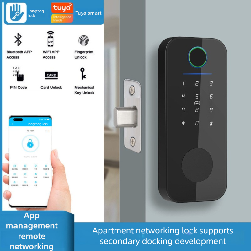Card-swipe password fingerprint lock DDS