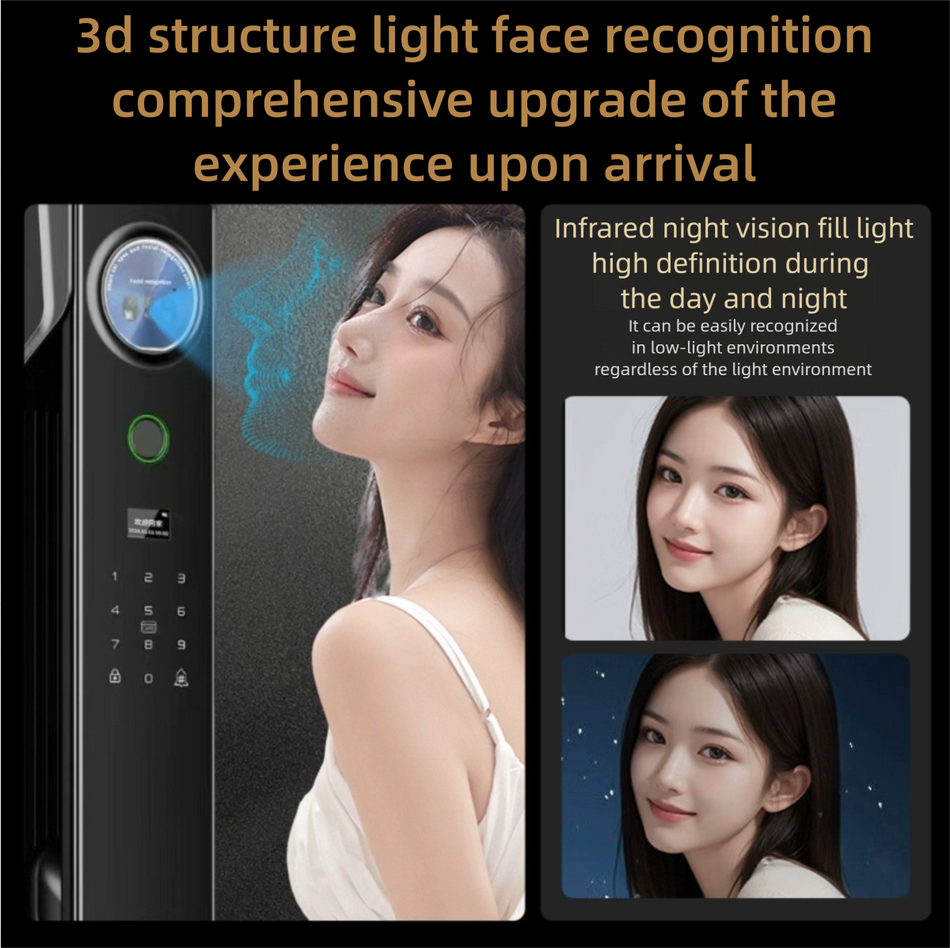 5-Inch Facial Recognition Intercom Smart Lock D6
