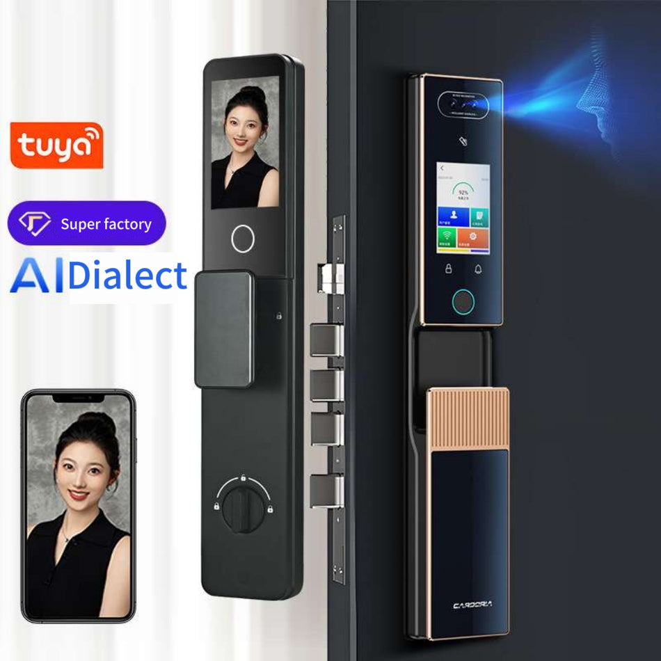 Tuya 3D Face Recognition Palm Print Smart Lock K20Pro