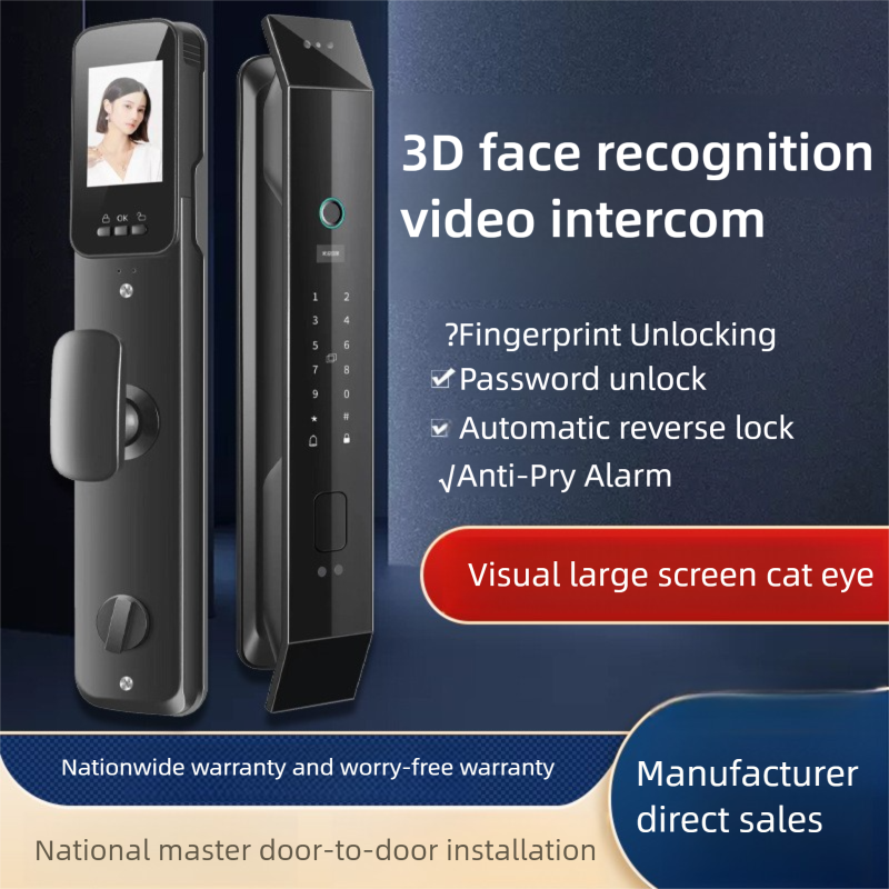 New 3D Face Recognition Fully Automatic Fingerprint Lock S18